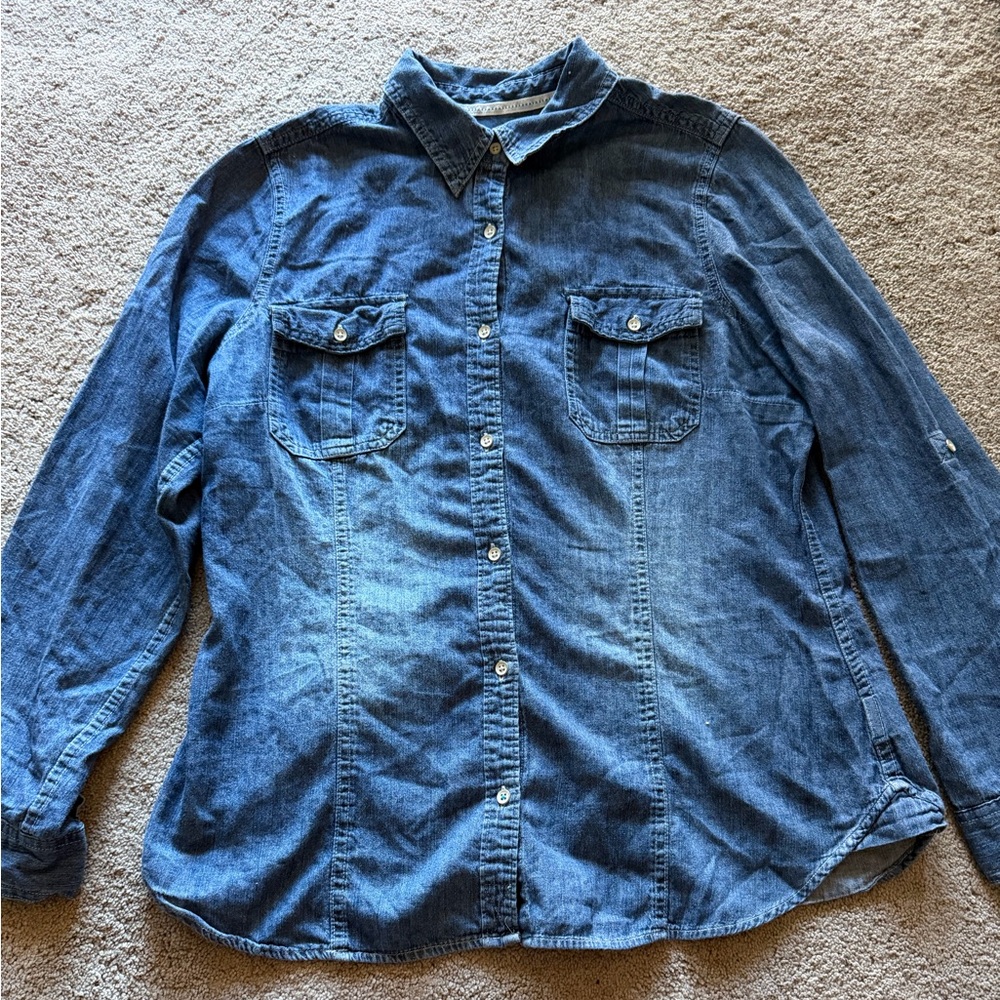 SO Dark Blue Denim Shirt